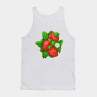 Ripe juicy strawberries Tank Top